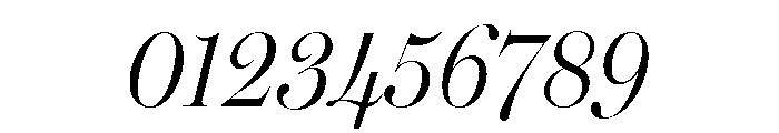 Miller Banner Condensed Light Italic Font OTHER CHARS