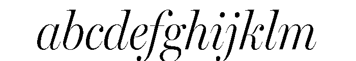 Miller Banner Condensed Light Italic FONT