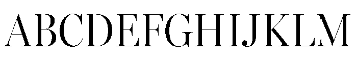 Miller Banner Condensed Light Font UPPERCASE