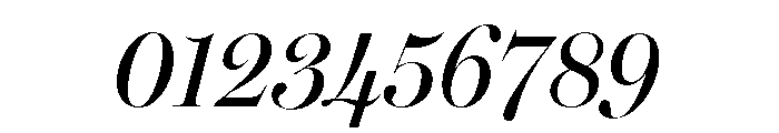 Miller Banner Condensed Regular Italic Font OTHER CHARS