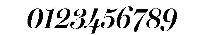 Miller Banner Condensed Semi Bold Italic Font OTHER CHARS