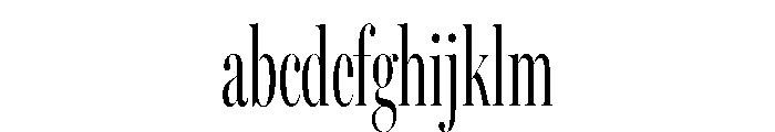 Miller Banner Extra Compressed Light FONT