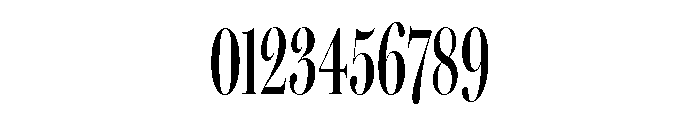 Miller Banner Extra Compressed Regular Font OTHER CHARS