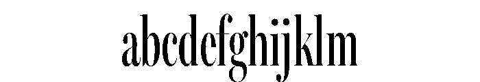 Miller Banner Extra Compressed Regular FONT