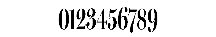 Miller Banner Extra Compressed Semi Bold Font OTHER CHARS