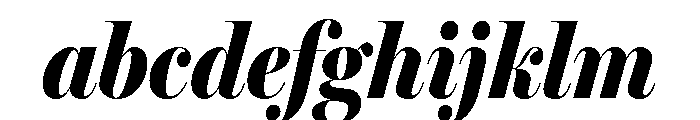 Miller Banner Extra Condensed Black Italic FONT