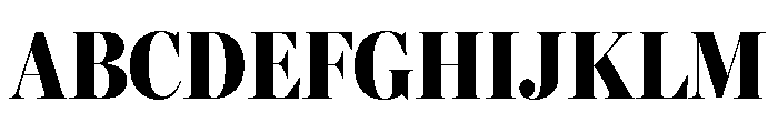 Miller Banner Extra Condensed Black Font UPPERCASE