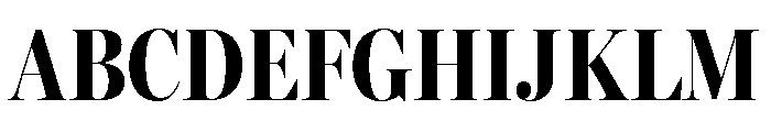 Miller Banner Extra Condensed Bold Font UPPERCASE