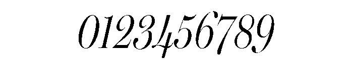 Miller Banner Extra Condensed Light Italic Font OTHER CHARS