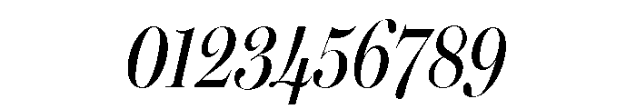 Miller Banner Extra Condensed Regular Italic Font OTHER CHARS