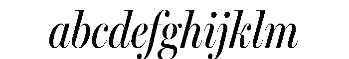 Miller Banner Extra Condensed Regular Italic FONT