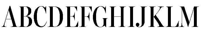 Miller Banner Extra Condensed Regular Font UPPERCASE