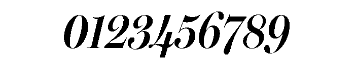Miller Banner Extra Condensed Semi Bold Italic Font OTHER CHARS