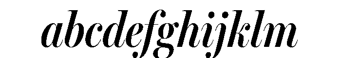 Miller Banner Extra Condensed Semi Bold Italic FONT