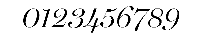 Miller Banner Light Italic Font OTHER CHARS