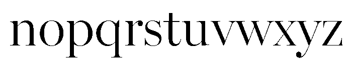 Miller Banner Light Font LOWERCASE