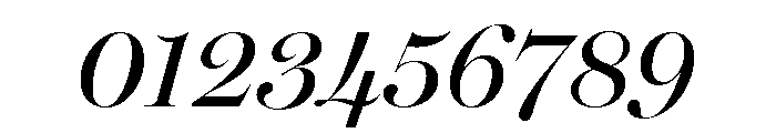 Miller Banner Regular Italic Font OTHER CHARS