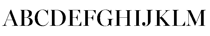 Miller Banner Regular Font UPPERCASE