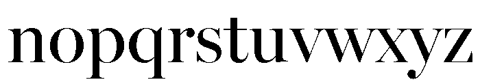 Miller Banner Regular Font LOWERCASE