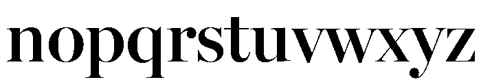 Miller Banner Font LOWERCASE