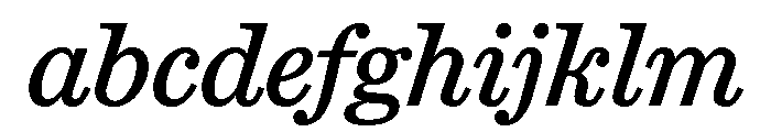 Miller Daily Four Regular Italic FONT
