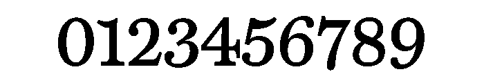 Miller Daily Four Regular Font OTHER CHARS