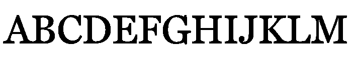 Miller Daily Four Regular Font UPPERCASE