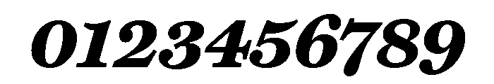 Miller Daily One Bold Italic Font OTHER CHARS