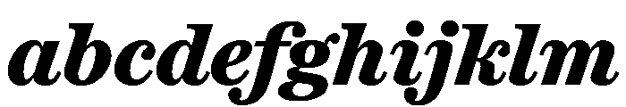 Miller Daily One Bold Italic FONT