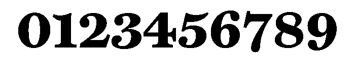 Miller Daily One Bold Font OTHER CHARS