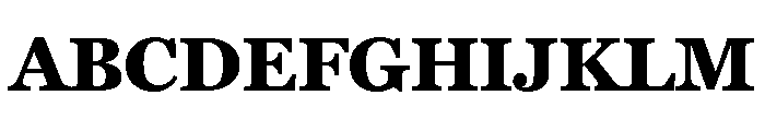 Miller Daily One Bold Font UPPERCASE