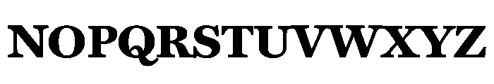 Miller Daily One Bold Font UPPERCASE