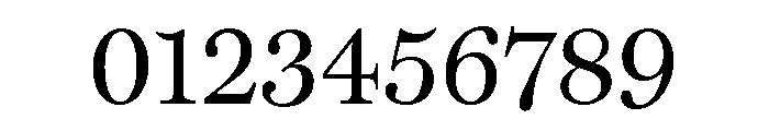 Miller Daily One Regular Font OTHER CHARS