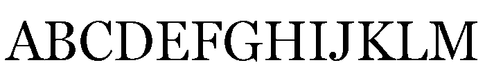 Miller Daily One Regular Font UPPERCASE