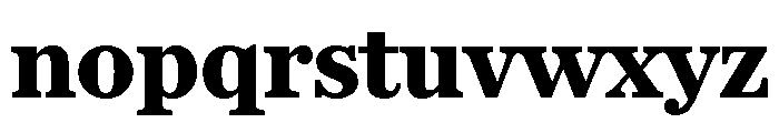 Miller Daily Three Bold Font LOWERCASE