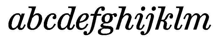 Miller Daily Three Regular Italic FONT