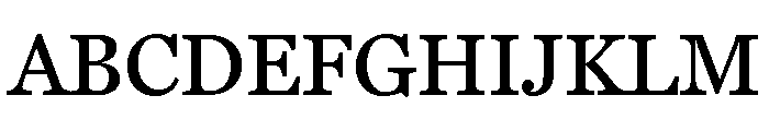 Miller Daily Three Regular Font UPPERCASE