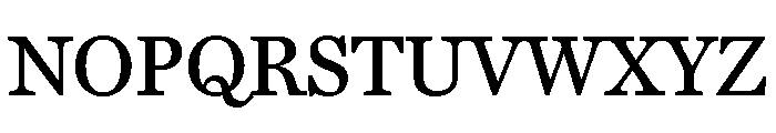 Miller Daily Three Regular Font UPPERCASE