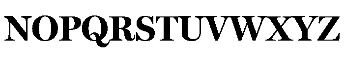 Miller Display Bold Font UPPERCASE