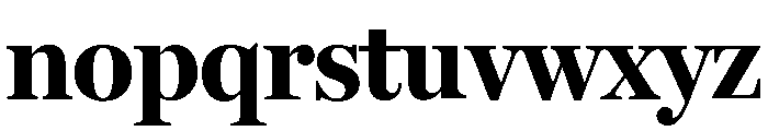 Miller Display Bold Font LOWERCASE