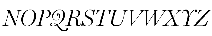 Miller Display Light Italic Font UPPERCASE