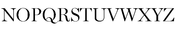 Miller Display Light Font UPPERCASE