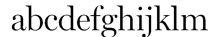 Miller Display Light FONT