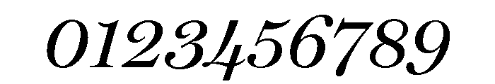 Miller Display Regular Italic Font OTHER CHARS