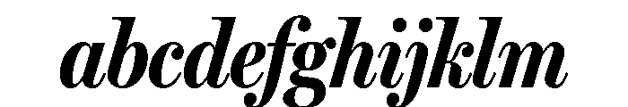 Miller Headline Bold Italic FONT