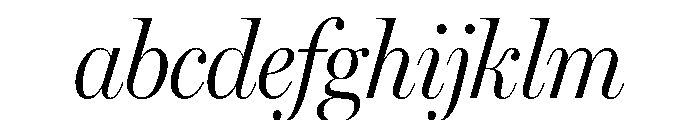 Miller Headline Light Italic FONT