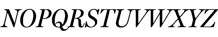 Miller Headline Regular Italic Font UPPERCASE