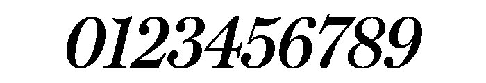 Miller Headline Semi Bold Italic Font OTHER CHARS