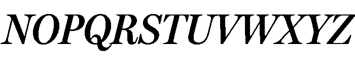 Miller Headline Semi Bold Italic Font UPPERCASE