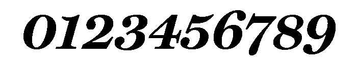 Miller Text Bold Italic Font OTHER CHARS